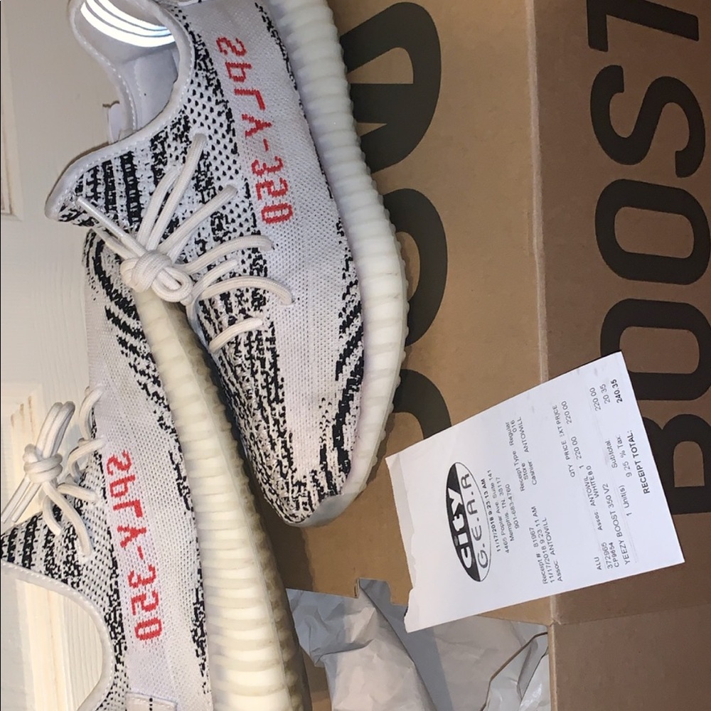 Zebra Yeezy’s